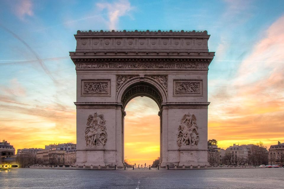 Arc de Triomphe Rooftop: Unveil History & Breathtaking Views - Paris panorama: Champs-Élysées, Eiffel Tower, and the city’s big axes