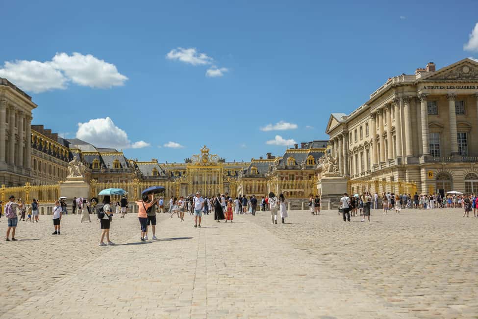 From Paris: Versailles Palace & Gardens with Transportation - State Apartments and the Hall of Mirrors, powered by an audio app