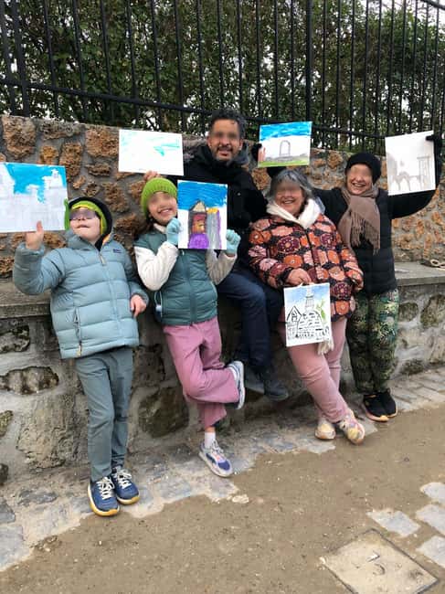 Montmarte painting session and walking tour for kids ! - Key highlights worth showing up for