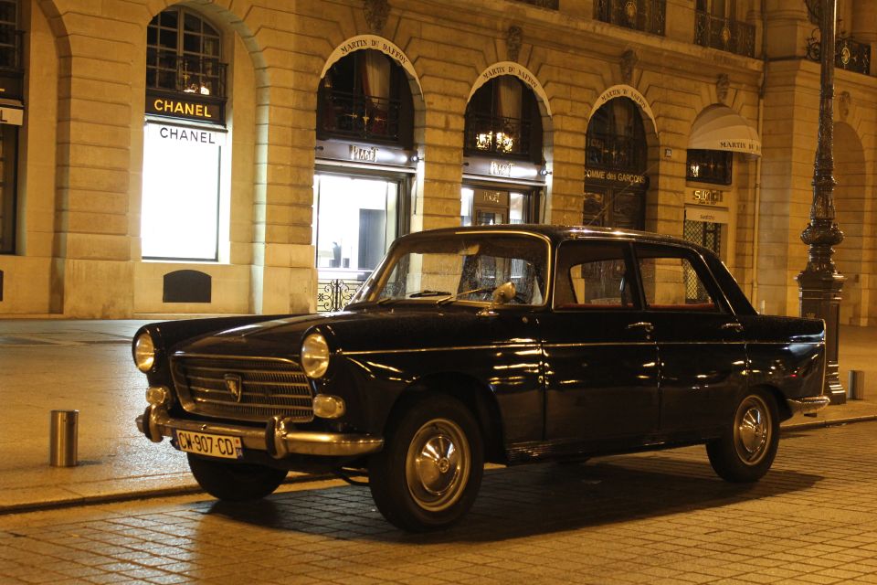 Paris: 1.5-Hour Vintage Car Night Tour - Key Highlights You’ll Feel Fast