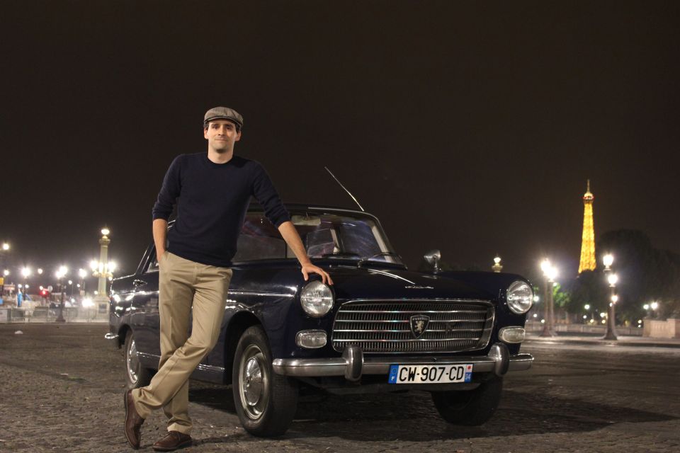Paris: 1.5-Hour Vintage Car Night Tour - Starting at Pont Marie: A Calm Beginning on the Bridge