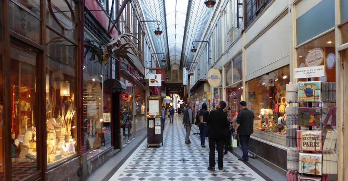Paris: 2-Hour Passages Private City Tour in German - Passage Verdeau: where the vibe turns from street to corridor