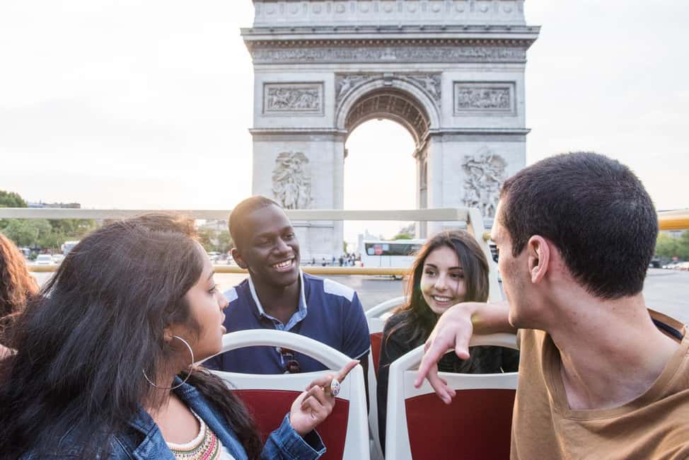 Paris: Arc de Triomphe Ticket & Big Bus Hop-on Hop-off Tour - Hop-on Hop-off Loop: How to Build Your Personal Route