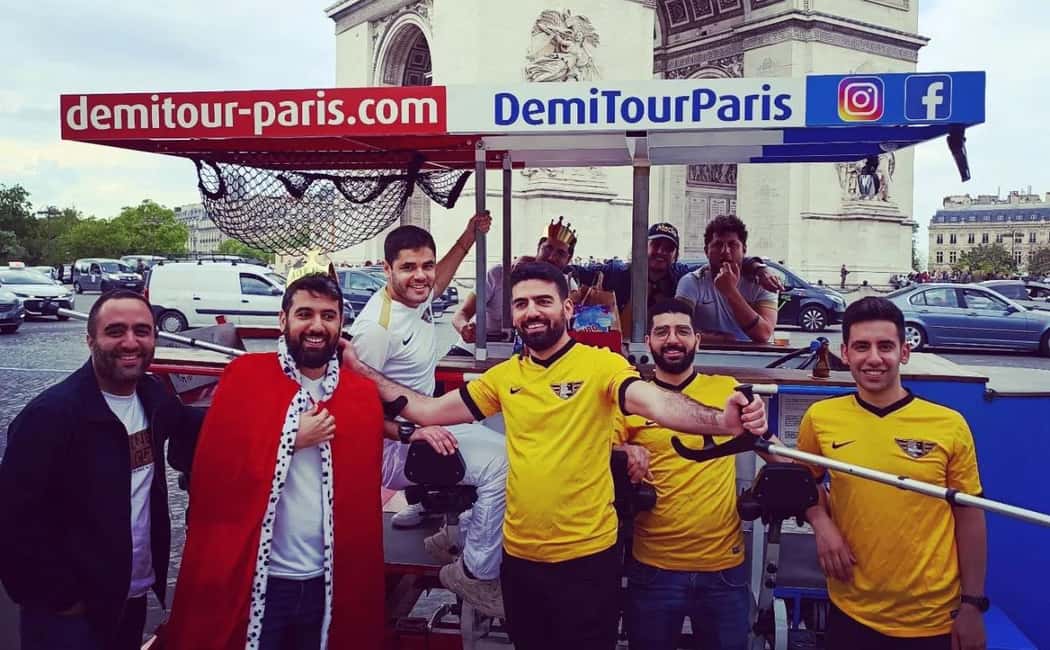 Paris: Beer Bike Bar With Drinks Included - Rolling Toward the Arc: Foch Garden, the Champs-Élysées, and Big-Paris Energy