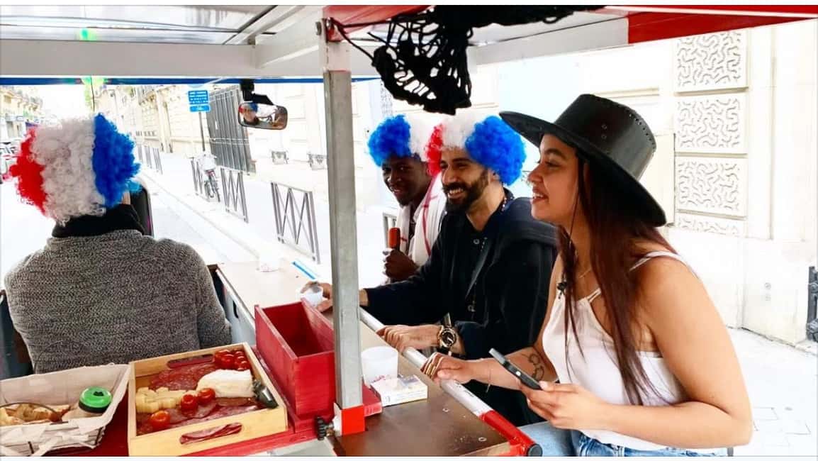Paris: Beer Bike Bar With Drinks Included - The Ride Experience: Pedal Power, Group Size, and Staying Comfortable