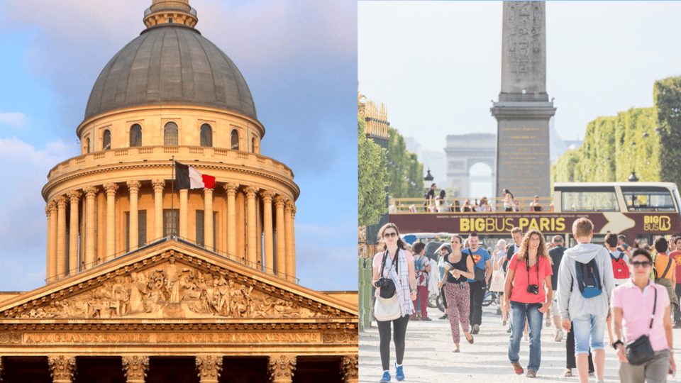 Paris: Big Bus Hop-on Hop-off Tour and Pantheon entrance - Meeting the Bus and Finding the Pantheon Plan