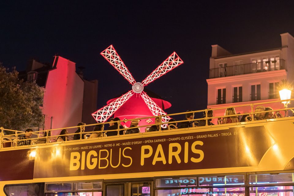 Paris: Big Bus Hop-on Hop-off Tour & Panoramic Night Tour - Commentary, earbuds, and the Big Bus app: less stress, better timing