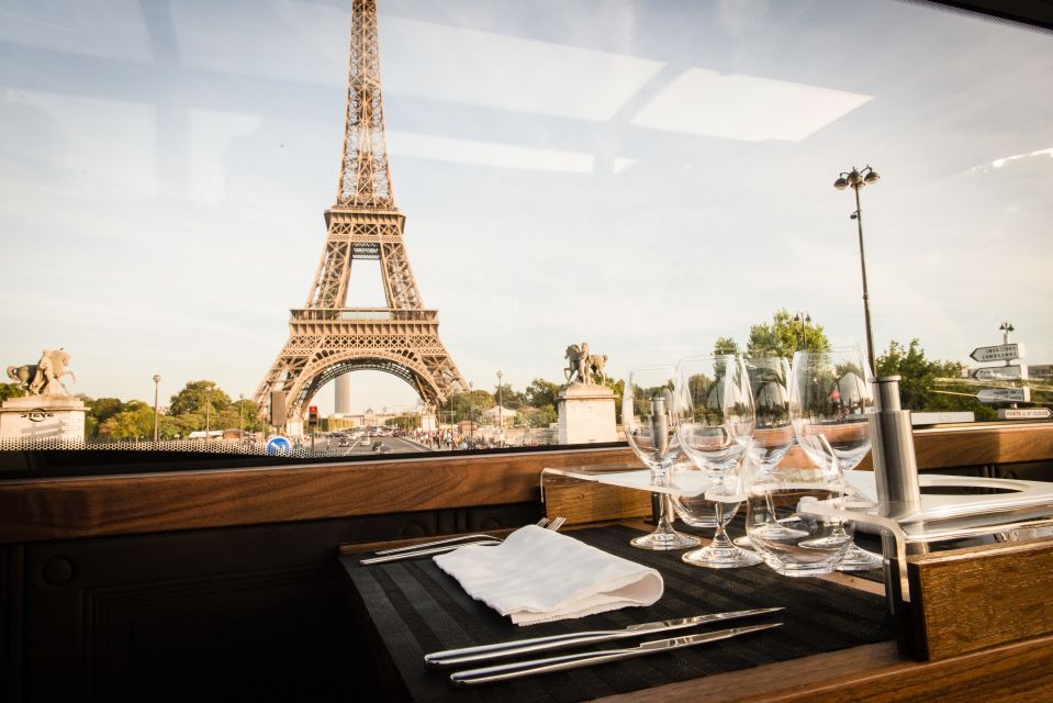 Paris: Bustronome Gourmet Lunch Tour on a Glass-Roof Bus - Key things to know before you go