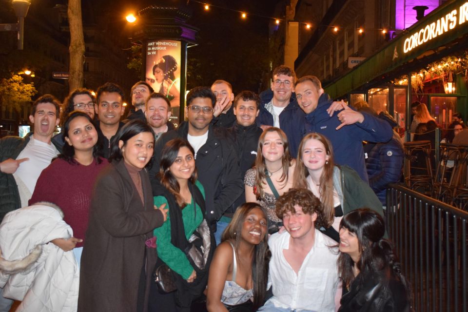 Paris: City Center Guided Pub Crawl with Shots & Club Entry - Solo-friendly Paris nightlife, with guides who keep the group together