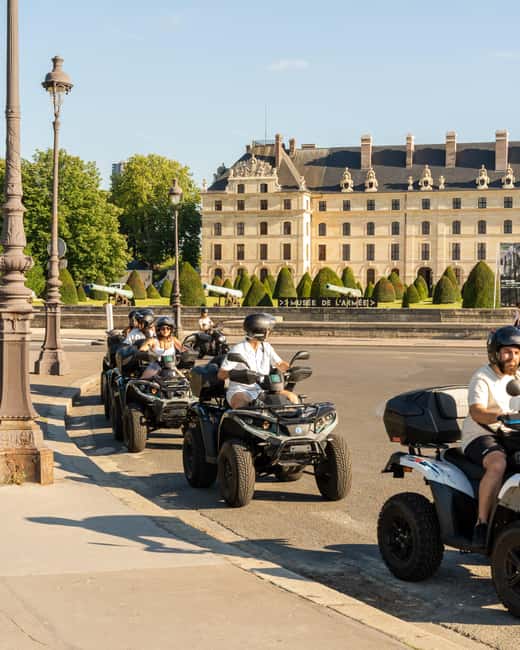 Paris: City Highlights Guided Quad Tour - Your Route: Eiffel Tower, Arc de Triomphe, Champs-Élysées, and the 1st Arrondissement