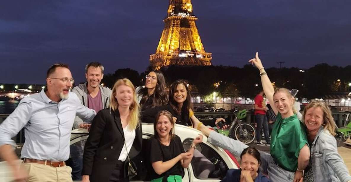 Paris: City Sightseeing Tour at Night in Vintage Car - Hotel pickup in inner-city Paris: less time wrangling plans