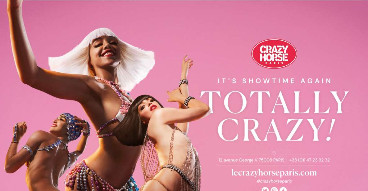 Paris: Dinner at Ginger Restaurant & Show at Crazy Horse - Crazy Horse Totally Crazy: champagne at your seat and stagecraft that hits hard