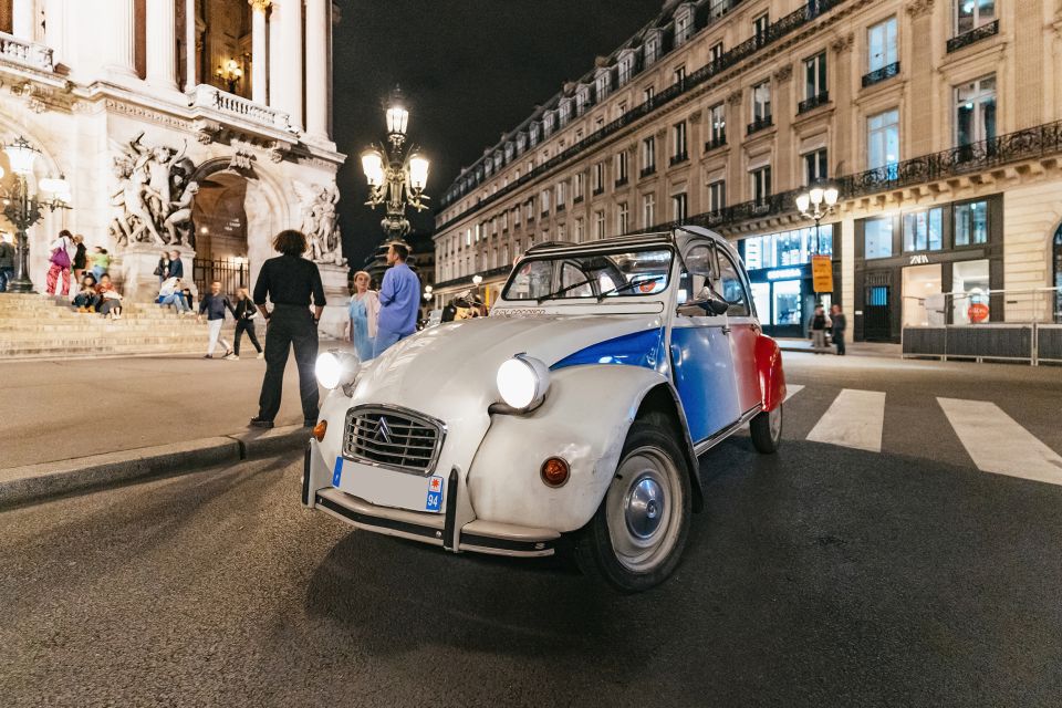 Paris: Discover Paris by Night in a Vintage Car with a Local - What You’ll See: A Night-Glow Route Built Around Paris Icons