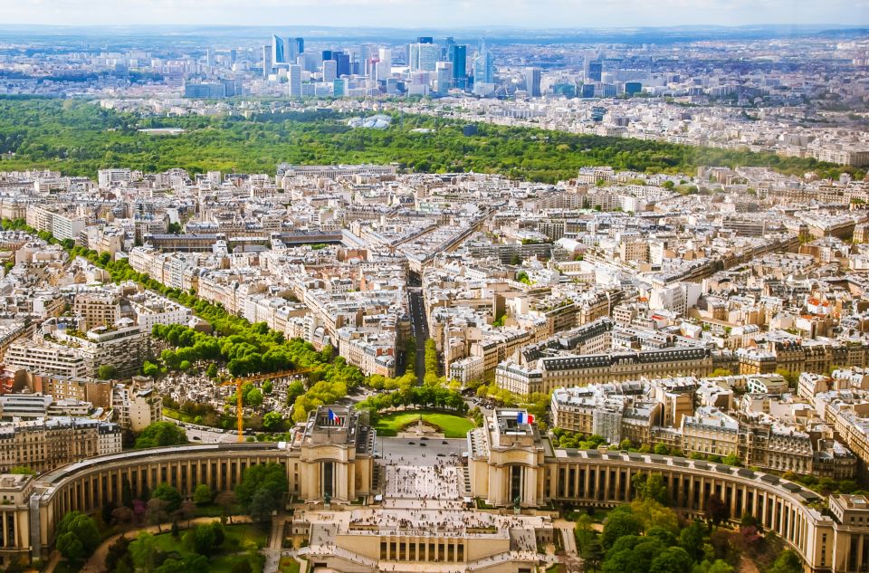 Paris: Eiffel Tower Stairs Climb to Level 2 & Summit Option - 2nd Floor Views: Where the Arc de Triomphe Shows Up