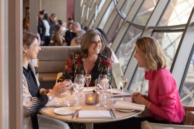 Paris: Eiffel Tower's Madame Brasserie 3-course lunch 12:00 - Getting in fast: entrance 1 (South), two security checks, and the lift ticket flow