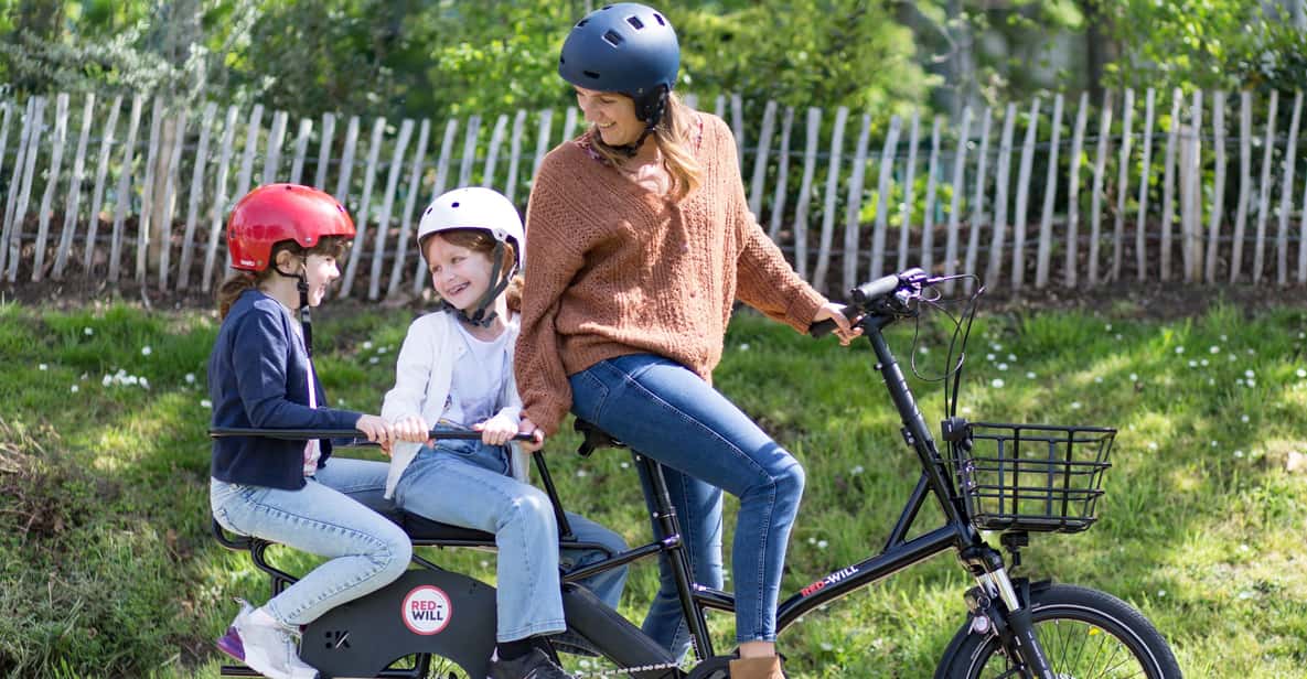 PARIS: Family e-bike longtail renting - Key Points Before You Book the RED-WILL Family Longtail E-Bike