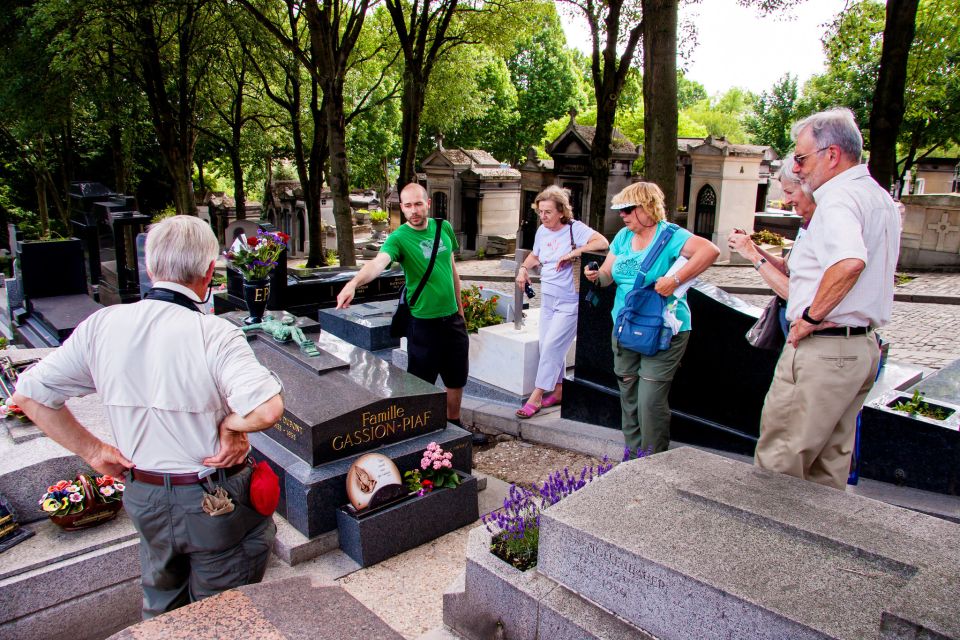 Paris: Famous Graves of Pere Lachaise Cemetery Guided Tour - What to expect on the ground: steps, slopes, and uneven paths