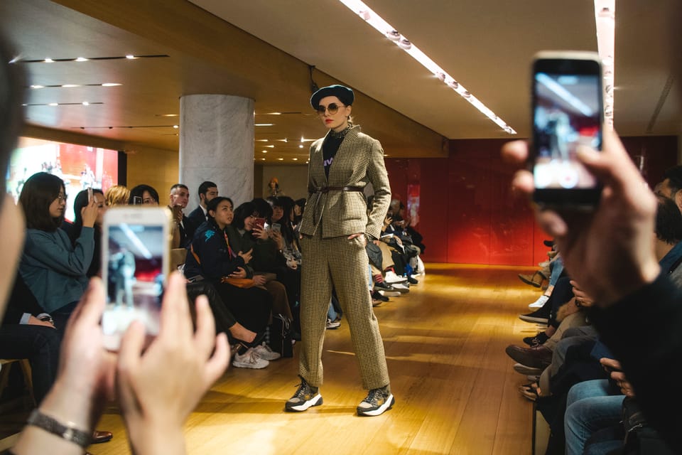 Paris: Fashion Show at Galeries Lafayette Haussmann - Where the show starts: Salon Opéra on the 4th floor