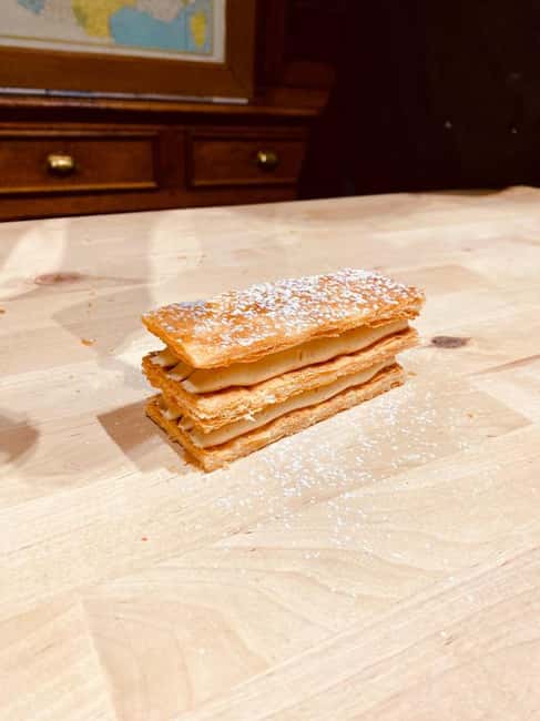 Paris: Millefeuille baking class with a chef - English instruction and a chef who teaches, not just demonstrates