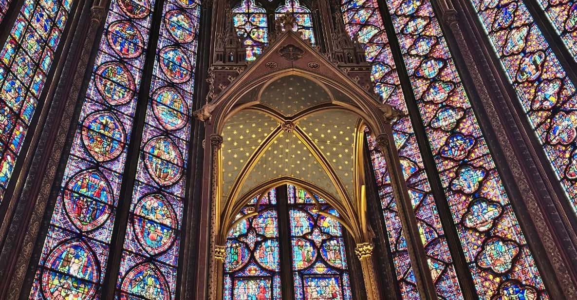 Paris: Notre Dame Outdoor Tour with Sainte-Chapelle / Crypt. - Sainte-Chapelle entry option: stained glass that earns its ticket