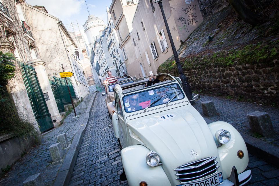 Paris: Private little-known places tour in Citroën 2CV 2h - The 2-hour plan: first drive, quick photo stop, then a guided loop