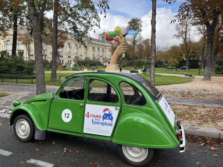 Paris: Private Sightseeing Tour in Citroën 2CV - Eiffel Tower photo stops: classic views, smart pacing