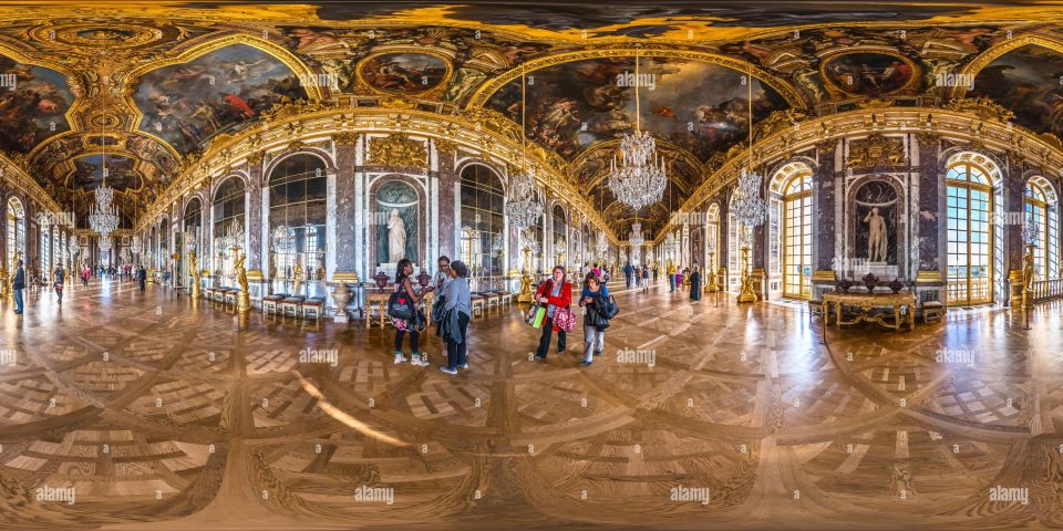 PARIS: Private transfer Château Versailles van 7 people 4H - Your 2 hours at Versailles: what that window really means