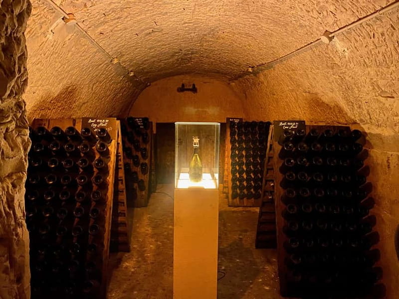 Paris: Ruinart and Veuve Clicquot Champagne Tour by Mercedes - Veuve Clicquot at Ponsardin: choose your tasting level