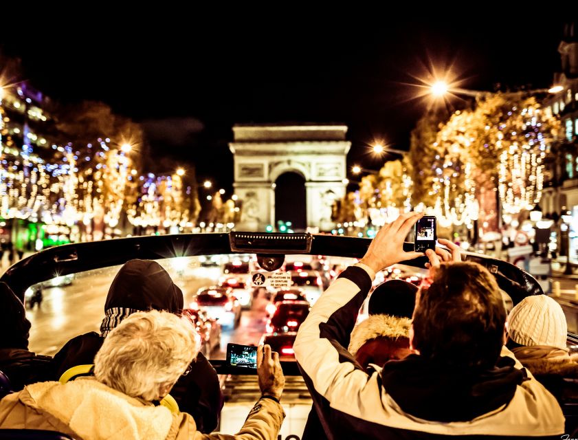 Paris: Tootbus Open-Top Christmas Bus Tour - What You’ll Hear: 10 Languages + Christmas Music on Earphones