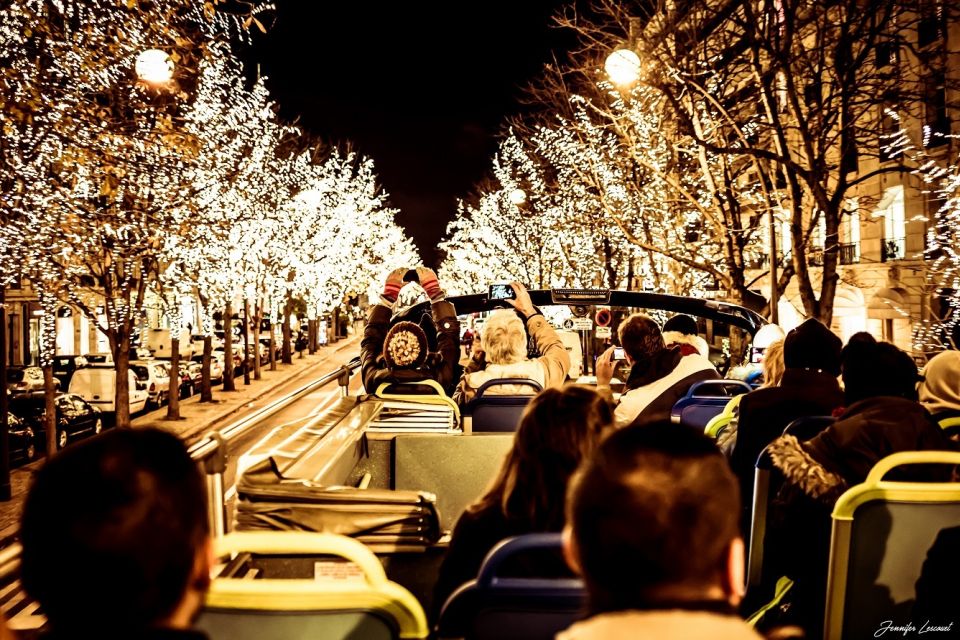 Paris: Tootbus Open-Top Christmas Bus Tour - On the Upper Deck: Cold Weather Reality and Photo Tips