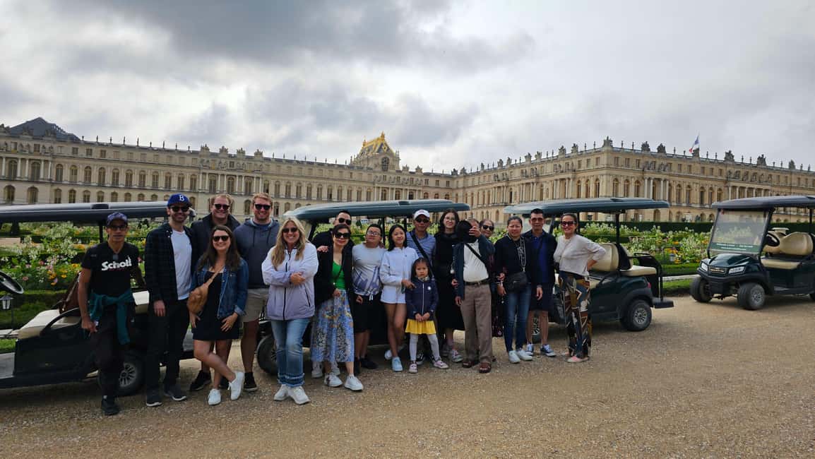 Paris: Versailles Golf Cart & Bike Tour with Palace Entry - Where the Tour Starts at the Palace (Place d’Arme)