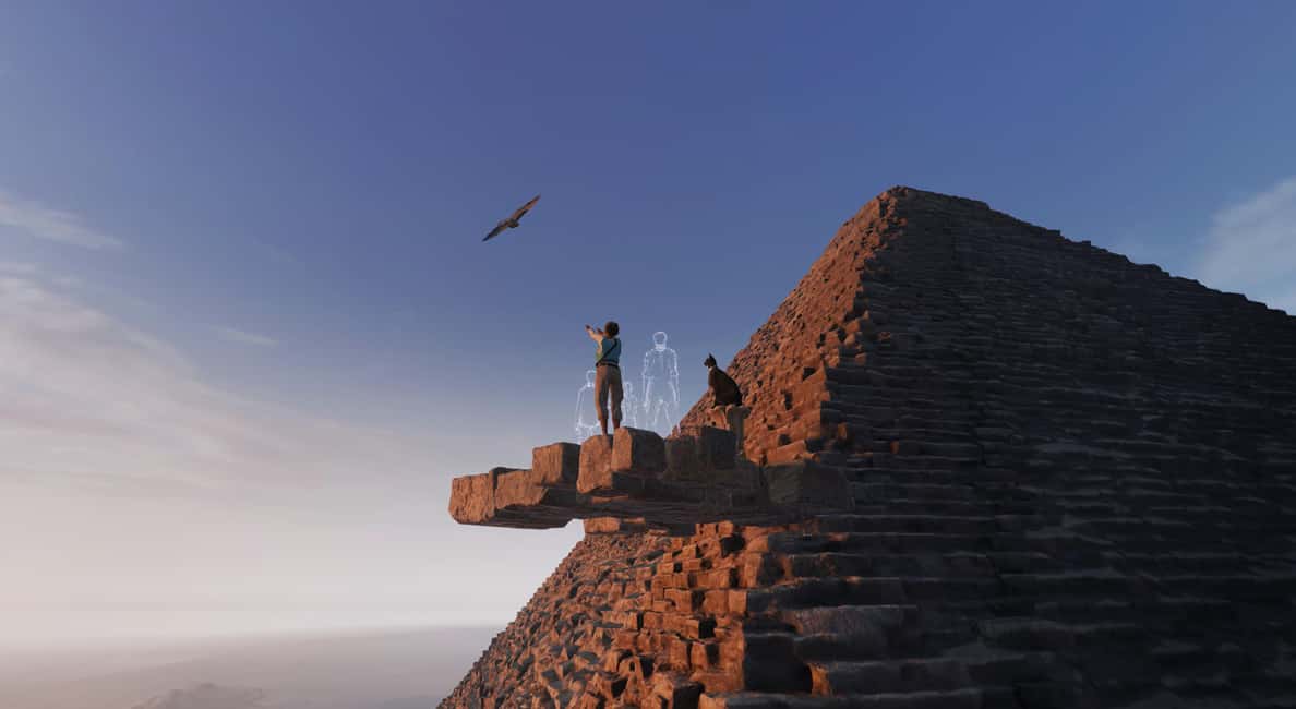 Paris: VR Experience "L'Horizon de Khéops" - The giant-avatar walk across the Giza Plateau