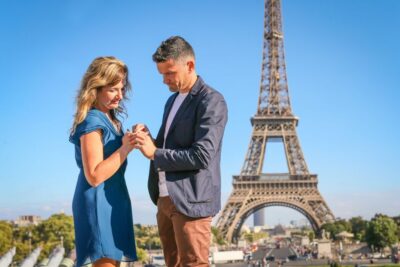 Parisian Proposal Perfection. Photography/Reels & Planning - Getting to the meeting point: Trocadéro Square, 2 Pl. du Trocadéro et du 11 Novembre