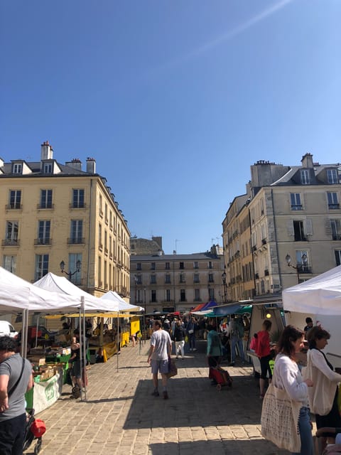 Versailles: Local & small-group Farmers' Market Food Tour - The 300-year-old farmers market: fruit, charcuterie, and cheese with a guide’s map
